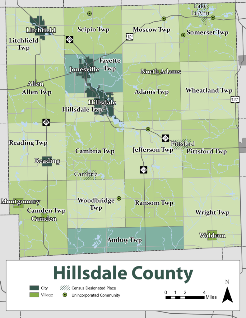 Hillsdale County GIS Map